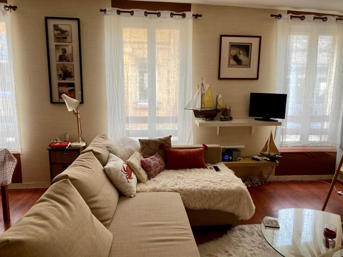 Cosy Gwen, Bel Appartement Vue Mer Laterale Le Tréport Kültér fotó