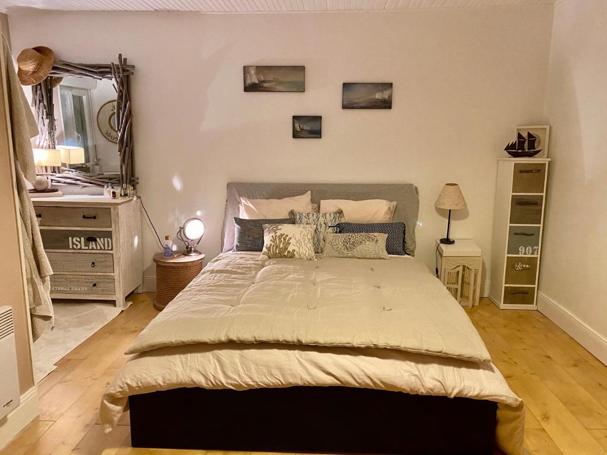 Cosy Gwen, Bel Appartement Vue Mer Laterale Le Tréport Kültér fotó